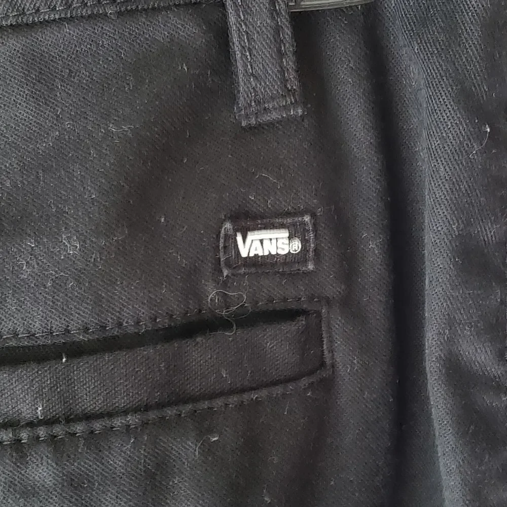 Vans Junior Wide Leg Black Pants Size 11
